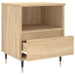 Casa si Gradina - Mobilier - Comode si corpuri - Noptiere - Noptiere, 2 buc., stejar sonoma, 40x35x50 cm, lemn compozit - Infinity.ro