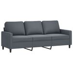 Casa si Gradina - Mobilier - Seturi de mobilier - Seturi living - Set de canapele, 4 piese, gri inchis, catifea - Infinity.ro