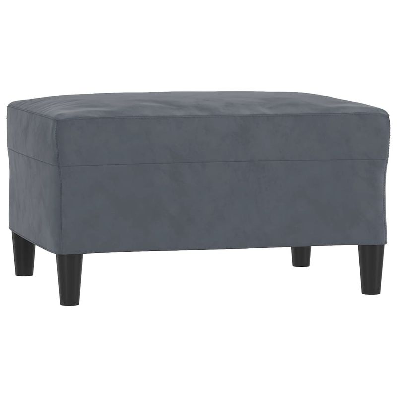 Casa si Gradina - Mobilier - Seturi de mobilier - Seturi living - Set de canapele, 4 piese, gri inchis, catifea - Infinity.ro