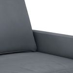 Casa si Gradina - Mobilier - Seturi de mobilier - Seturi living - Set de canapele, 4 piese, gri inchis, catifea - Infinity.ro
