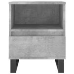 Casa si Gradina - Mobilier - Comode si corpuri - Noptiere - Noptiere, 2 buc., gri beton, 40x35x50 cm, lemn compozit - Infinity.ro