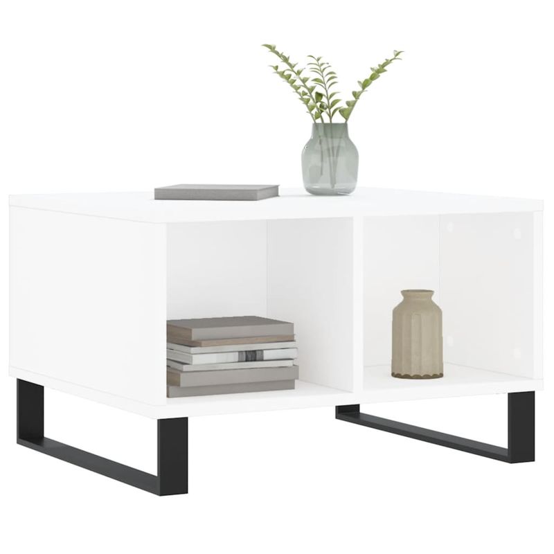 Casa si Gradina - Mobilier - Mese si birouri - Masute de cafea - Masuta de cafea, alb, 60x50x36,5 cm, lemn compozit - Infinity.ro