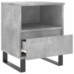 Casa si Gradina - Mobilier - Comode si corpuri - Noptiere - Noptiere, 2 buc., gri beton, 40x35x50 cm, lemn compozit - Infinity.ro