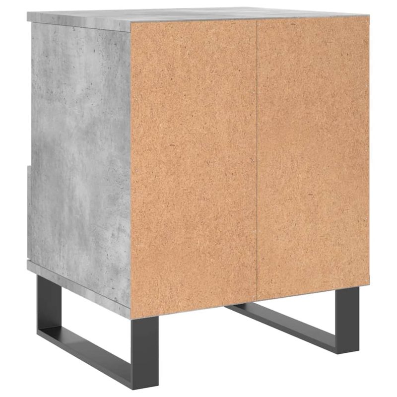 Casa si Gradina - Mobilier - Comode si corpuri - Noptiere - Noptiere, 2 buc., gri beton, 40x35x50 cm, lemn compozit - Infinity.ro
