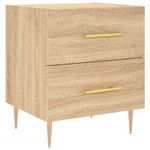 Casa si Gradina - Mobilier - Comode si corpuri - Noptiere - Noptiere, 2 buc., stejar sonoma, 40x35x47,5 cm, lemn compozit - Infinity.ro