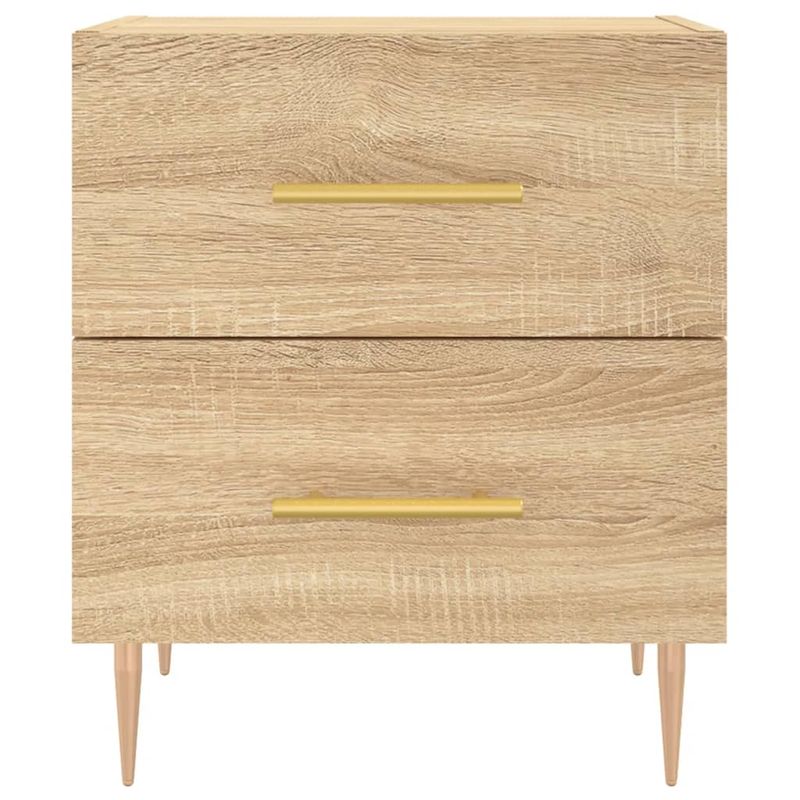 Casa si Gradina - Mobilier - Comode si corpuri - Noptiere - Noptiere, 2 buc., stejar sonoma, 40x35x47,5 cm, lemn compozit - Infinity.ro