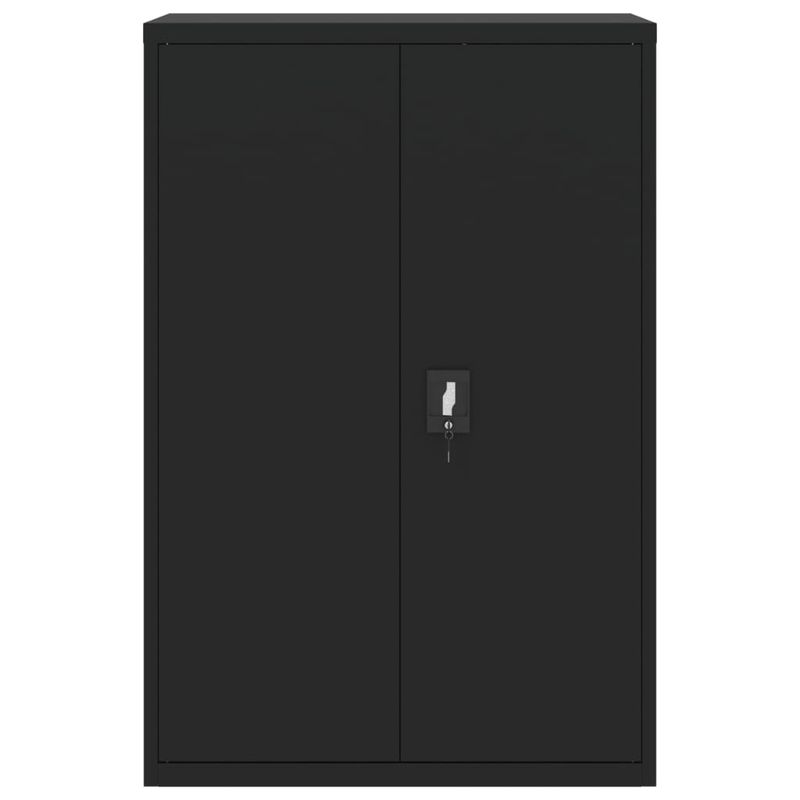 Casa si Gradina - Constructii - Depozitare, transport si protectie - Rafturi, fisete si vestiare - Fiset, negru, 90x40x140 cm, otel - Infinity.ro