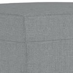 Casa si Gradina - Mobilier - Seturi de mobilier - Seturi living - Set de canapele cu perne, 3 piese, gri deschis, textil - Infinity.ro