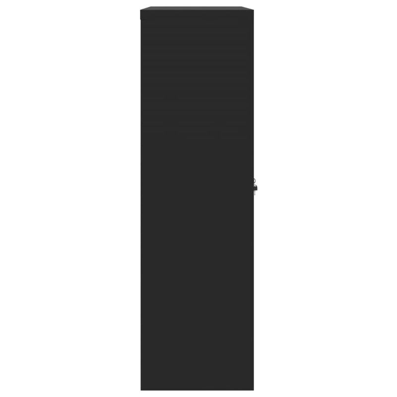 Casa si Gradina - Constructii - Depozitare, transport si protectie - Rafturi, fisete si vestiare - Fiset, negru, 90x40x140 cm, otel - Infinity.ro