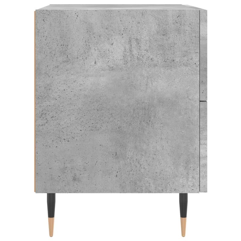 Casa si Gradina - Mobilier - Comode si corpuri - Noptiere - Noptiere, 2 buc., gri beton, 40x35x47,5 cm, lemn compozit - Infinity.ro