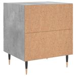 Casa si Gradina - Mobilier - Comode si corpuri - Noptiere - Noptiere, 2 buc., gri beton, 40x35x47,5 cm, lemn compozit - Infinity.ro