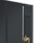 Casa si Gradina - Constructii - Depozitare, transport si protectie - Rafturi, fisete si vestiare - Fiset, antracit, 90x40x40 cm, otel - Infinity.ro