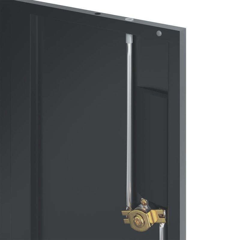 Casa si Gradina - Constructii - Depozitare, transport si protectie - Rafturi, fisete si vestiare - Fiset, antracit, 90x40x40 cm, otel - Infinity.ro