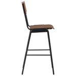 Casa si Gradina - Mobilier - Seturi de mobilier - Seturi bucatarie - Set mobilier de bar, 3 piese, maro si negru, otel - Infinity.ro