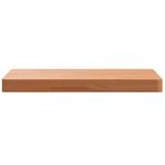 Casa si Gradina - Constructii - Lemn constructii - Placi lemn - Blat de masa patrat, 50x50x4 cm, lemn masiv de fag, maro - Infinity.ro