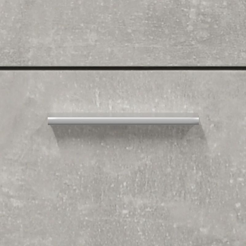 Casa si Gradina - Mobilier - Seturi de mobilier - Seturi baie - Dulap de baie cu oglinda, gri beton, lemn prelucrat - Infinity.ro