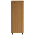 Casa si Gradina - Mobilier - Dulapuri si sifoniere - Dulapuri - Dulap rulant cu sertare „MOSS”, maro miere, lemn masiv de pin - Infinity.ro