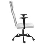 Casa si Gradina - Mobilier - Scaune si fotolii - Scaune - Scaun birou reglabil in inaltime, alb, piele artificiala/plasa - Infinity.ro
