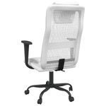 Casa si Gradina - Mobilier - Scaune si fotolii - Scaune - Scaun birou reglabil in inaltime, alb, piele artificiala/plasa - Infinity.ro