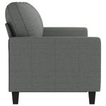 Casa si Gradina - Mobilier - Canapele si coltare - Canapele - Canapea cu 3 locuri, gri inchis, 180 cm, material textil - Infinity.ro