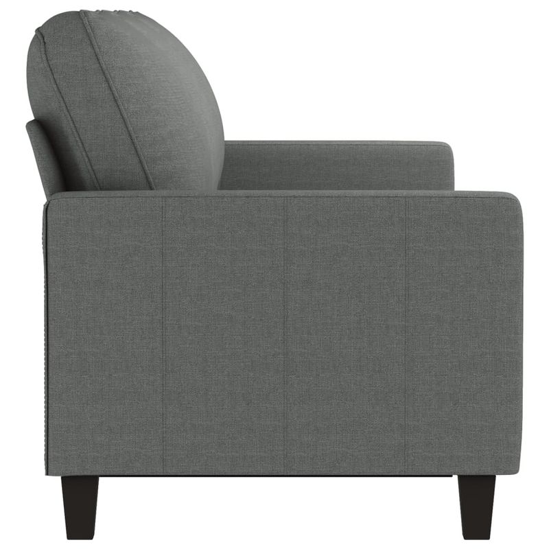 Casa si Gradina - Mobilier - Canapele si coltare - Canapele - Canapea cu 3 locuri, gri inchis, 180 cm, material textil - Infinity.ro