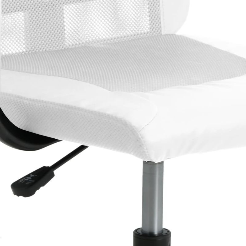 Casa si Gradina - Mobilier - Scaune si fotolii - Scaune - Scaun birou reglabil in inaltime, alb, piele artificiala/plasa - Infinity.ro