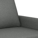 Casa si Gradina - Mobilier - Canapele si coltare - Canapele - Canapea cu 3 locuri, gri inchis, 180 cm, material textil - Infinity.ro