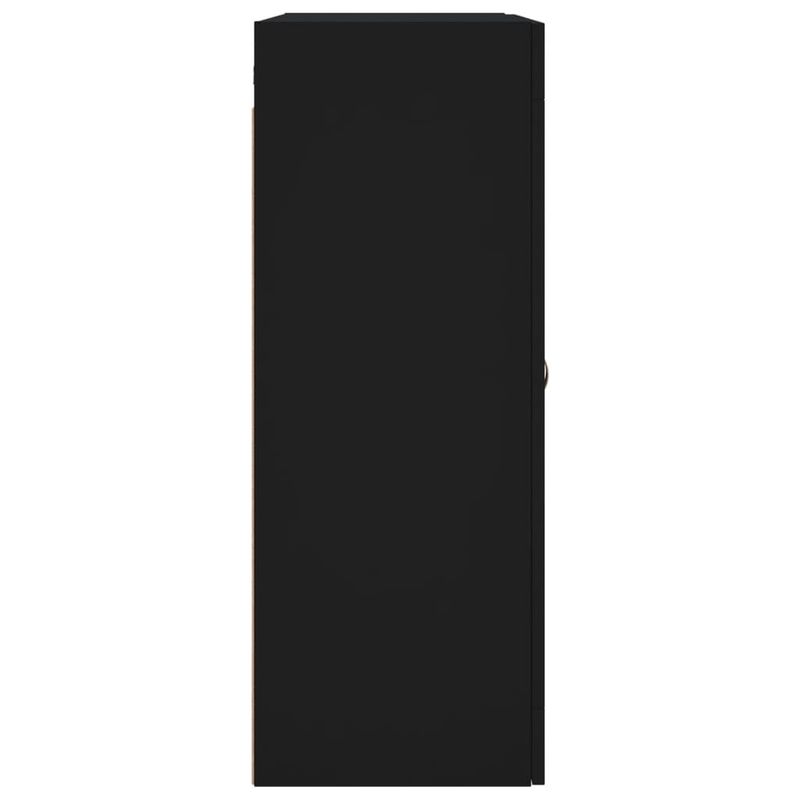 Casa si Gradina - Mobilier - Comode si corpuri - Comode - Dulapuri montate pe perete, 2 buc, negru, lemn prelucrat - Infinity.ro