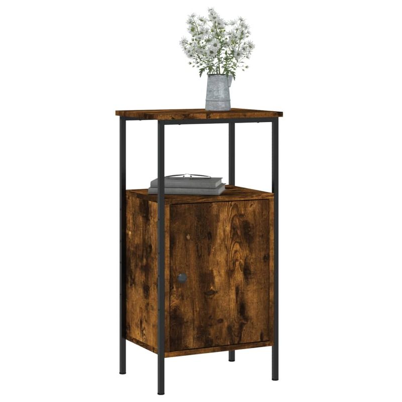 Casa si Gradina - Mobilier - Comode si corpuri - Noptiere - Noptiere, 2 buc., stejar fumuriu, 41x31x80 cm, lemn compozit - Infinity.ro