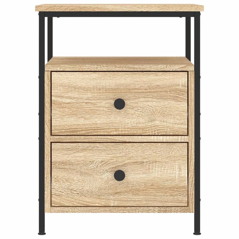 Casa si Gradina - Mobilier - Comode si corpuri - Noptiere - Noptiere, 2 buc., stejar sonoma, 44x45x60 cm, lemn compozit - Infinity.ro