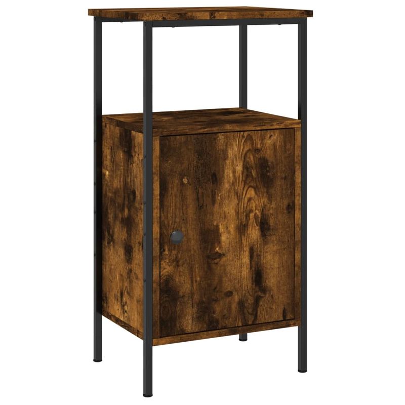 Casa si Gradina - Mobilier - Comode si corpuri - Noptiere - Noptiere, 2 buc., stejar fumuriu, 41x31x80 cm, lemn compozit - Infinity.ro