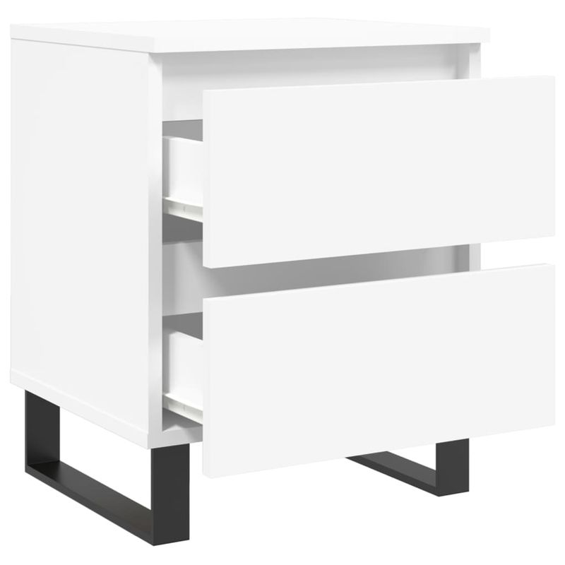 Casa si Gradina - Mobilier - Comode si corpuri - Noptiere - Noptiera, alb, 40x35x50 cm, lemn prelucrat - Infinity.ro
