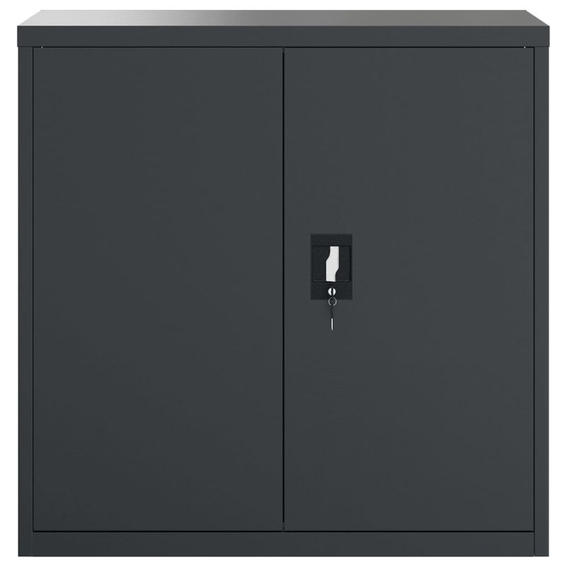 Casa si Gradina - Constructii - Depozitare, transport si protectie - Rafturi, fisete si vestiare - Fiset, antracit, 90x40x90 cm, otel - Infinity.ro