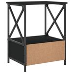 Casa si Gradina - Mobilier - Comode si corpuri - Noptiere - Noptiere, 2 buc., negru, 50x41x65 cm, lemn compozit - Infinity.ro