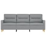 Casa si Gradina - Mobilier - Canapele si coltare - Canapele - Canapea cu 3 locuri, gri deschis, material 180CM textil - Infinity.ro