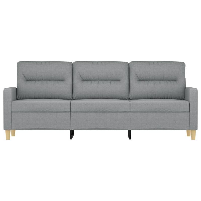 Casa si Gradina - Mobilier - Canapele si coltare - Canapele - Canapea cu 3 locuri, gri deschis, material 180CM textil - Infinity.ro