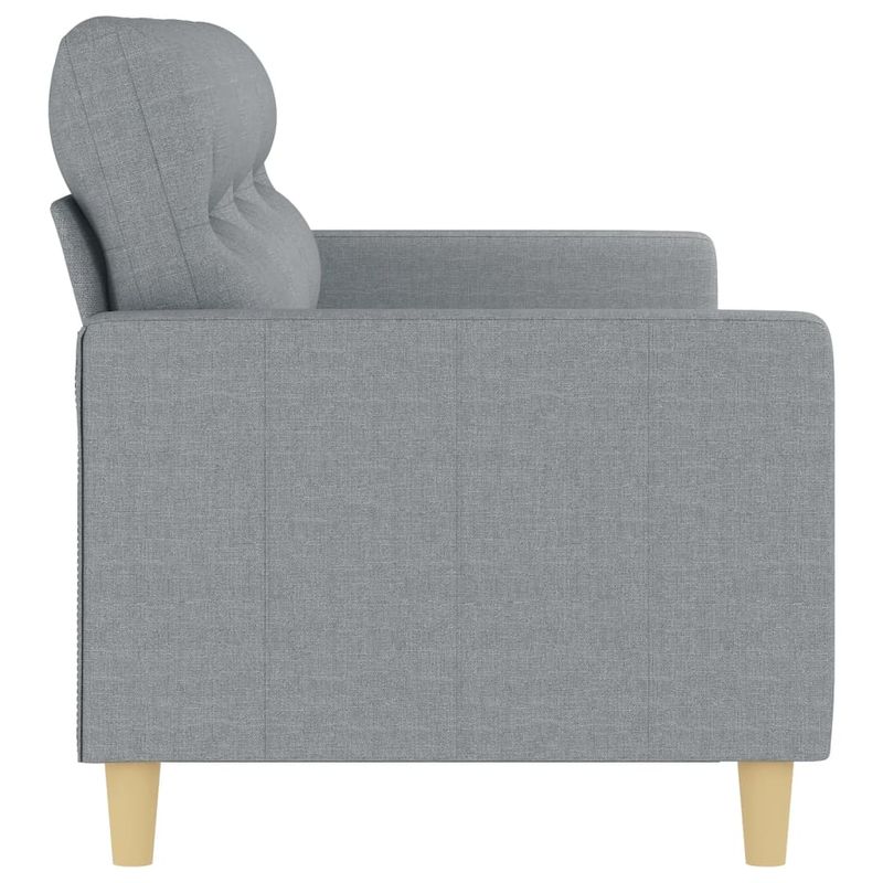 Casa si Gradina - Mobilier - Canapele si coltare - Canapele - Canapea cu 3 locuri, gri deschis, material 180CM textil - Infinity.ro