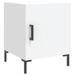 Casa si Gradina - Mobilier - Comode si corpuri - Noptiere - Noptiera, alb, 40x40x50 cm, lemn compozit - Infinity.ro