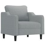 Casa si Gradina - Mobilier - Seturi de mobilier - Seturi living - Set de canapele cu perne, 3 piese, gri deschis, textil - Infinity.ro