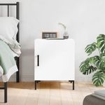 Casa si Gradina - Mobilier - Comode si corpuri - Noptiere - Noptiera, alb, 40x40x50 cm, lemn compozit - Infinity.ro