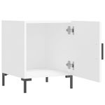 Casa si Gradina - Mobilier - Comode si corpuri - Noptiere - Noptiera, alb, 40x40x50 cm, lemn compozit - Infinity.ro