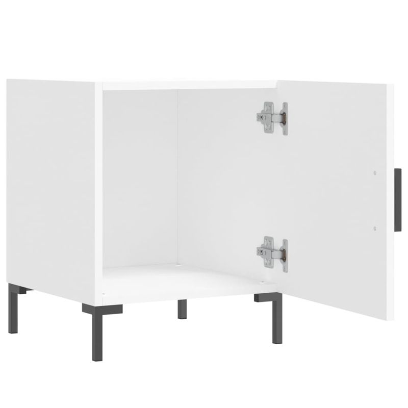 Casa si Gradina - Mobilier - Comode si corpuri - Noptiere - Noptiera, alb, 40x40x50 cm, lemn compozit - Infinity.ro