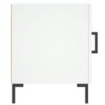 Casa si Gradina - Mobilier - Comode si corpuri - Noptiere - Noptiera, alb, 40x40x50 cm, lemn compozit - Infinity.ro