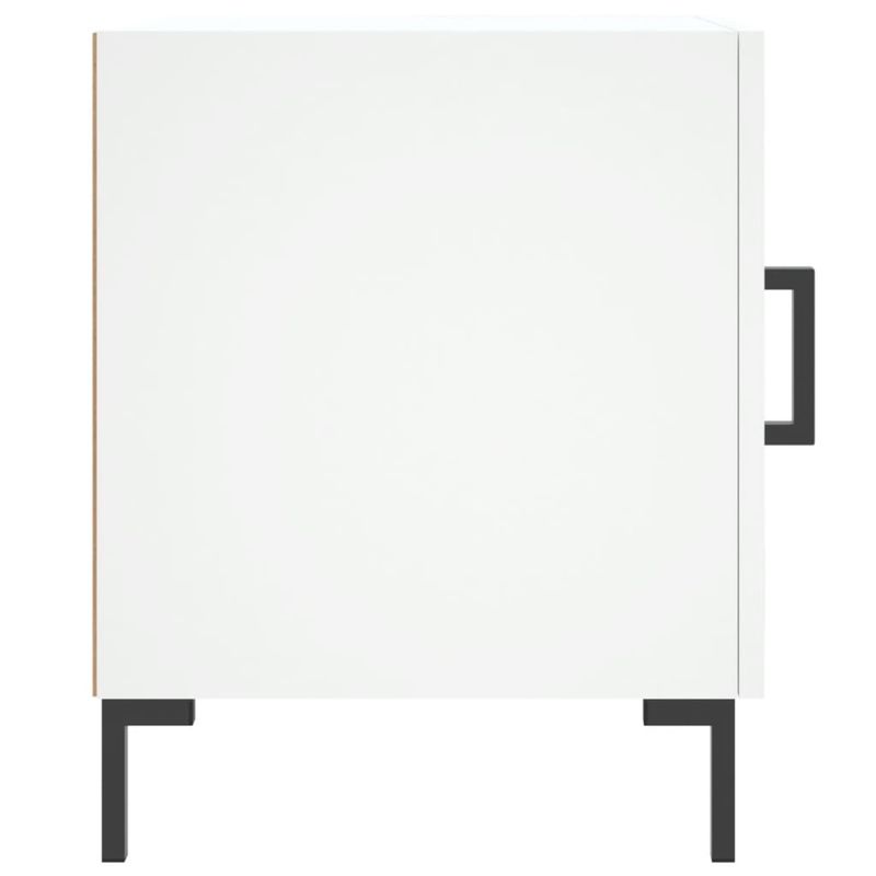 Casa si Gradina - Mobilier - Comode si corpuri - Noptiere - Noptiera, alb, 40x40x50 cm, lemn compozit - Infinity.ro