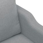 Casa si Gradina - Mobilier - Seturi de mobilier - Seturi living - Set de canapele cu perne, 3 piese, gri deschis, textil - Infinity.ro