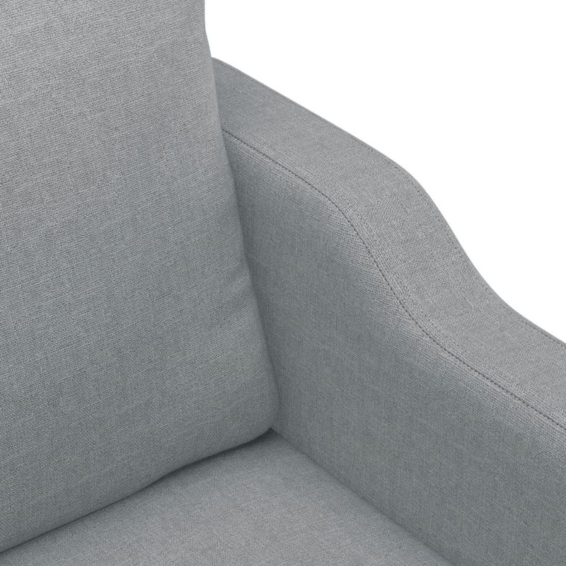 Casa si Gradina - Mobilier - Seturi de mobilier - Seturi living - Set de canapele cu perne, 3 piese, gri deschis, textil - Infinity.ro