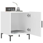 Casa si Gradina - Mobilier - Comode si corpuri - Noptiere - Noptiera, alb, 40x40x50 cm, lemn compozit - Infinity.ro