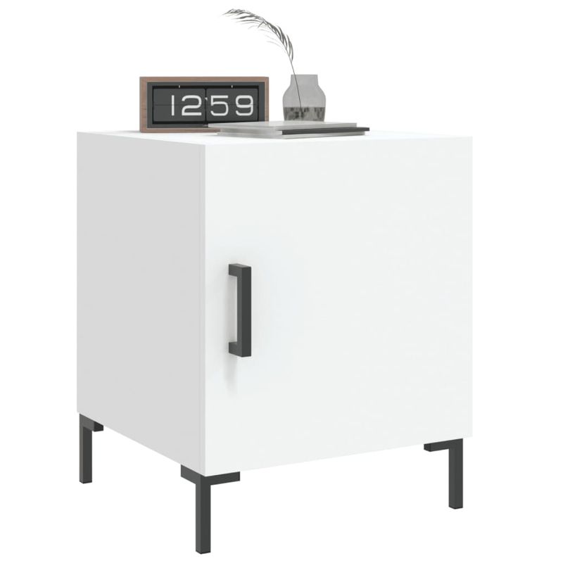 Casa si Gradina - Mobilier - Comode si corpuri - Noptiere - Noptiera, alb, 40x40x50 cm, lemn compozit - Infinity.ro