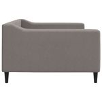 Casa si Gradina - Mobilier - Paturi si accesorii - Paturi - Cadru de pat, gri taupe, 100 x 200 cm, material textil - Infinity.ro