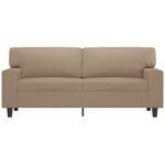 Casa si Gradina - Mobilier - Canapele si coltare - Canapele - Canapea cu 2 locuri, cappuccino, 140 cm, piele ecologica - Infinity.ro